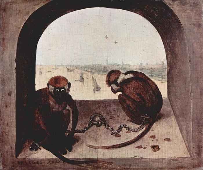 Pieter Bruegel the Elder Zwei Affen china oil painting image